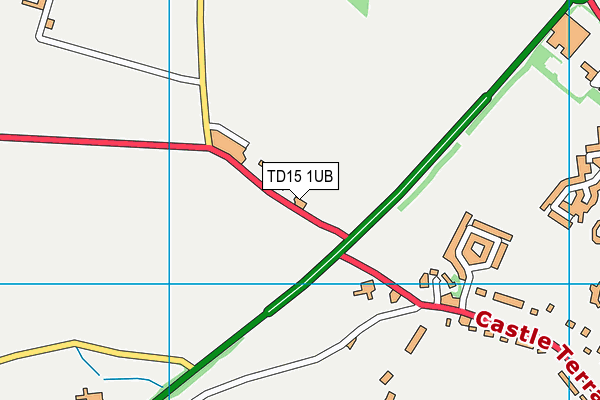 TD15 1UB map - OS VectorMap District (Ordnance Survey) TD15 1UB map - OS VectorMap District (Ordnance Survey)