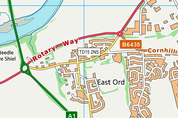 TD15 2NS map - OS VectorMap District (Ordnance Survey) TD15 2NS map - OS VectorMap District (Ordnance Survey)