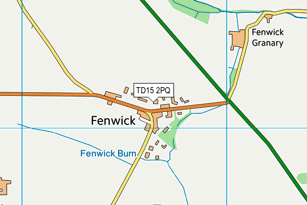 TD15 2PQ map - OS VectorMap District (Ordnance Survey) TD15 2PQ map - OS VectorMap District (Ordnance Survey)
