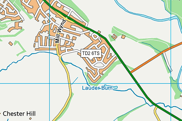 TD2 6TS map - OS VectorMap District (Ordnance Survey) TD2 6TS map - OS VectorMap District (Ordnance Survey)
