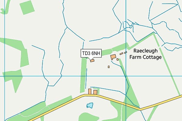 TD3 6NH map - OS VectorMap District (Ordnance Survey) TD3 6NH map - OS VectorMap District (Ordnance Survey)