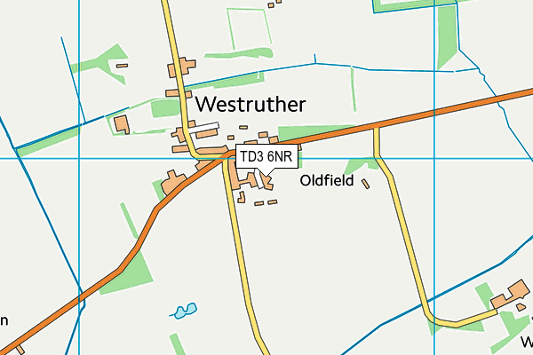 TD3 6NR map - OS VectorMap District (Ordnance Survey) TD3 6NR map - OS VectorMap District (Ordnance Survey)