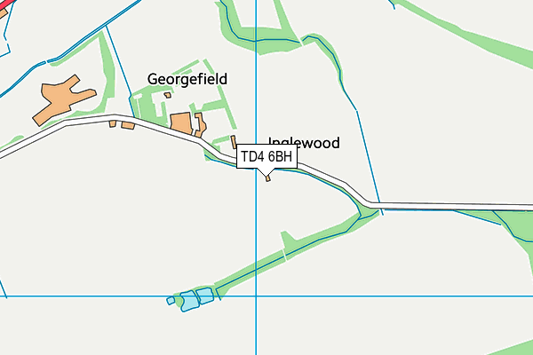 TD4 6BH map - OS VectorMap District (Ordnance Survey) TD4 6BH map - OS VectorMap District (Ordnance Survey)