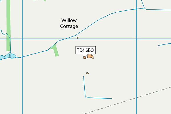 TD4 6BQ map - OS VectorMap District (Ordnance Survey) TD4 6BQ map - OS VectorMap District (Ordnance Survey)