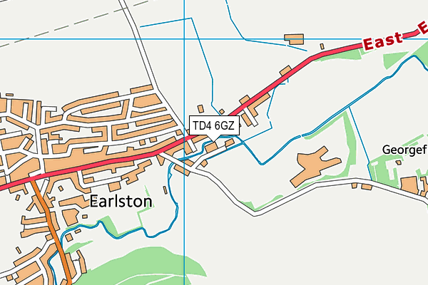 TD4 6GZ map - OS VectorMap District (Ordnance Survey) TD4 6GZ map - OS VectorMap District (Ordnance Survey)