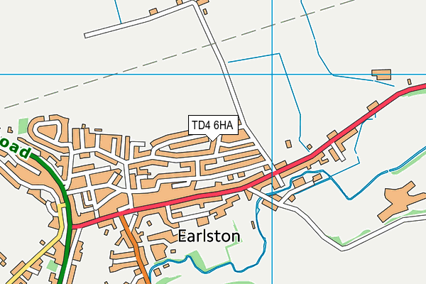 TD4 6HA map - OS VectorMap District (Ordnance Survey) TD4 6HA map - OS VectorMap District (Ordnance Survey)