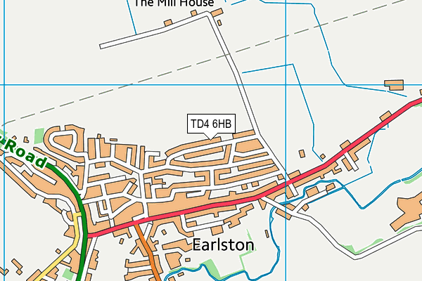 TD4 6HB map - OS VectorMap District (Ordnance Survey) TD4 6HB map - OS VectorMap District (Ordnance Survey)