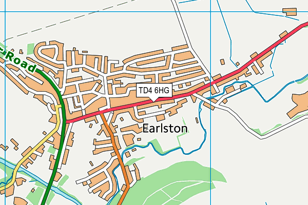 TD4 6HG map - OS VectorMap District (Ordnance Survey) TD4 6HG map - OS VectorMap District (Ordnance Survey)
