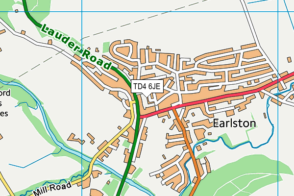 TD4 6JE map - OS VectorMap District (Ordnance Survey) TD4 6JE map - OS VectorMap District (Ordnance Survey)