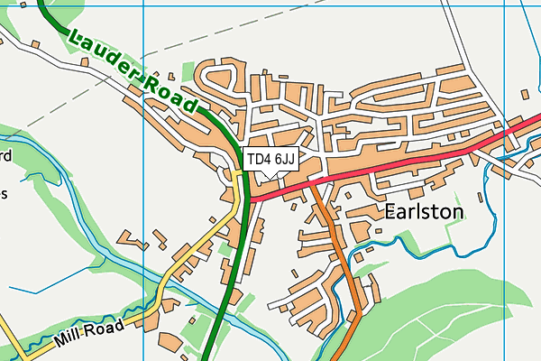 TD4 6JJ map - OS VectorMap District (Ordnance Survey) TD4 6JJ map - OS VectorMap District (Ordnance Survey)