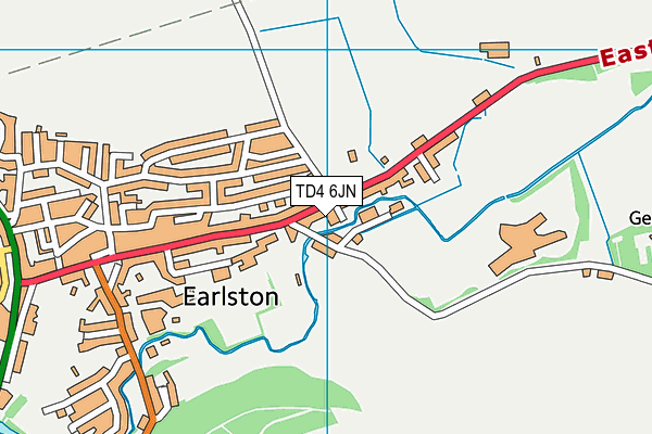 TD4 6JN map - OS VectorMap District (Ordnance Survey) TD4 6JN map - OS VectorMap District (Ordnance Survey)