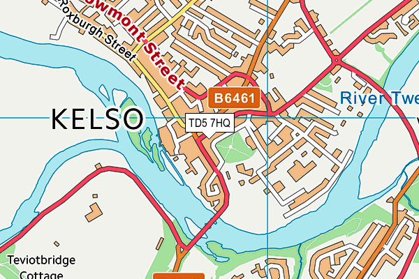 TD5 7HQ map - OS VectorMap District (Ordnance Survey) TD5 7HQ map - OS VectorMap District (Ordnance Survey)