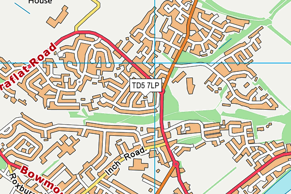 TD5 7LP map - OS VectorMap District (Ordnance Survey) TD5 7LP map - OS VectorMap District (Ordnance Survey)