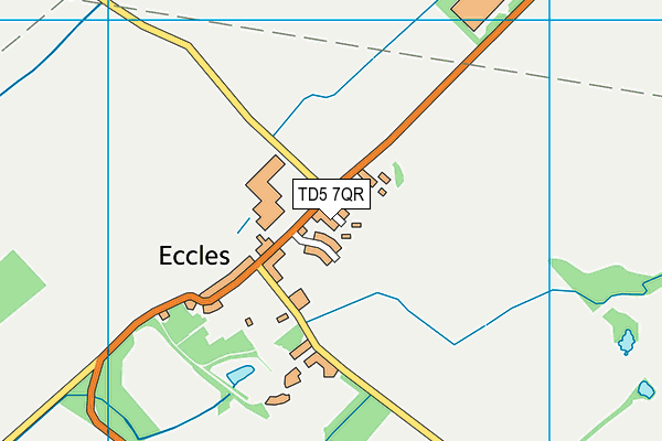 TD5 7QR map - OS VectorMap District (Ordnance Survey) TD5 7QR map - OS VectorMap District (Ordnance Survey)