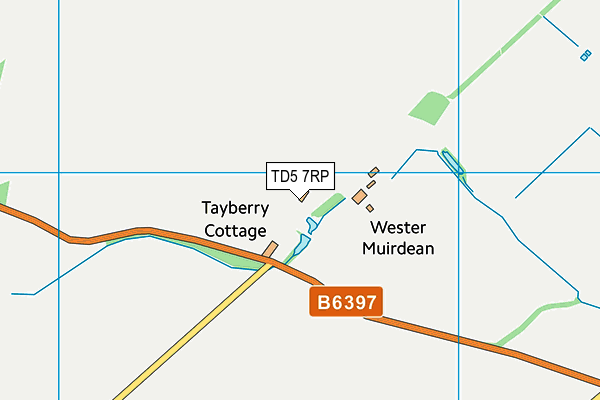 TD5 7RP map - OS VectorMap District (Ordnance Survey) TD5 7RP map - OS VectorMap District (Ordnance Survey)