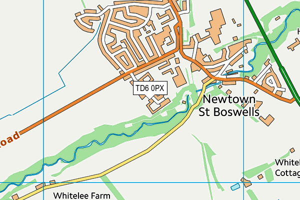 TD6 0PX map - OS VectorMap District (Ordnance Survey) TD6 0PX map - OS VectorMap District (Ordnance Survey)