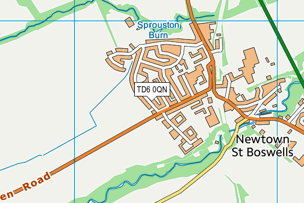 TD6 0QN map - OS VectorMap District (Ordnance Survey) TD6 0QN map - OS VectorMap District (Ordnance Survey)