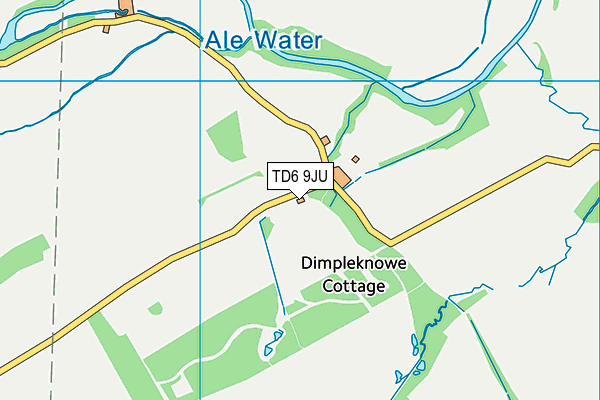 TD6 9JU map - OS VectorMap District (Ordnance Survey) TD6 9JU map - OS VectorMap District (Ordnance Survey)