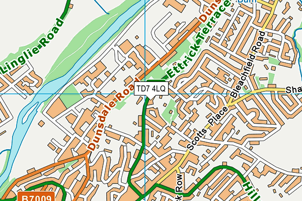 TD7 4LQ map - OS VectorMap District (Ordnance Survey) TD7 4LQ map - OS VectorMap District (Ordnance Survey)