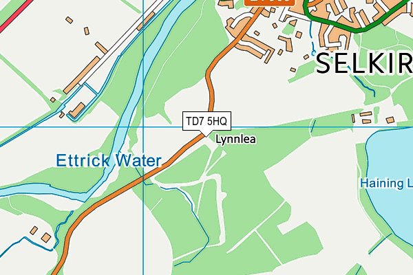 TD7 5HQ map - OS VectorMap District (Ordnance Survey) TD7 5HQ map - OS VectorMap District (Ordnance Survey)