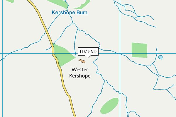TD7 5ND map - OS VectorMap District (Ordnance Survey) TD7 5ND map - OS VectorMap District (Ordnance Survey)