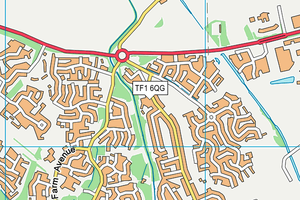 TF1 6QG map - OS VectorMap District (Ordnance Survey) TF1 6QG map - OS VectorMap District (Ordnance Survey)
