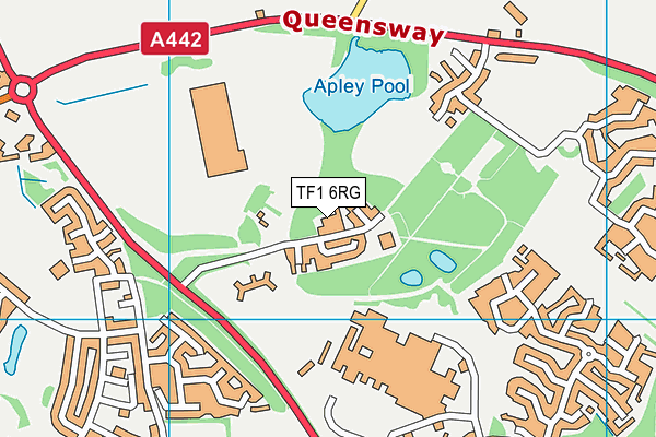 TF1 6RG map - OS VectorMap District (Ordnance Survey) TF1 6RG map - OS VectorMap District (Ordnance Survey)
