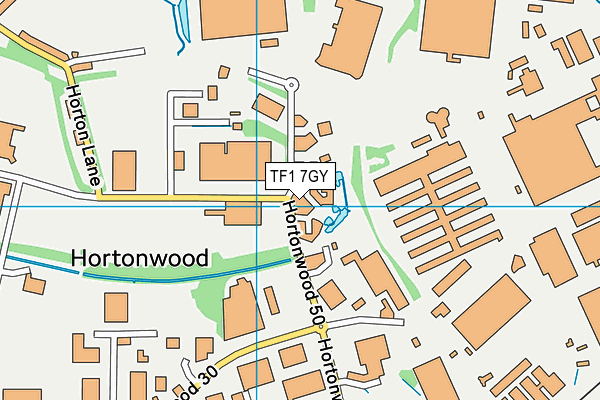 TF1 7GY map - OS VectorMap District (Ordnance Survey) TF1 7GY map - OS VectorMap District (Ordnance Survey)