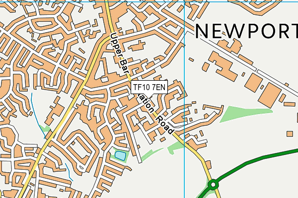 TF10 7EN map - OS VectorMap District (Ordnance Survey) TF10 7EN map - OS VectorMap District (Ordnance Survey)