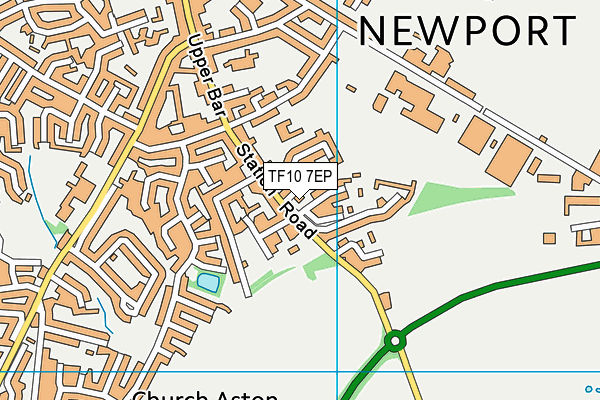 TF10 7EP map - OS VectorMap District (Ordnance Survey) TF10 7EP map - OS VectorMap District (Ordnance Survey)