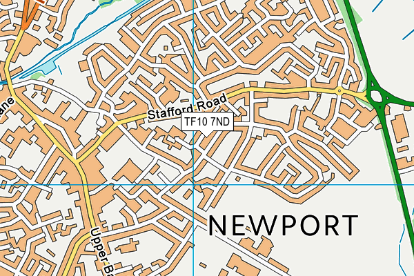 TF10 7ND map - OS VectorMap District (Ordnance Survey) TF10 7ND map - OS VectorMap District (Ordnance Survey)