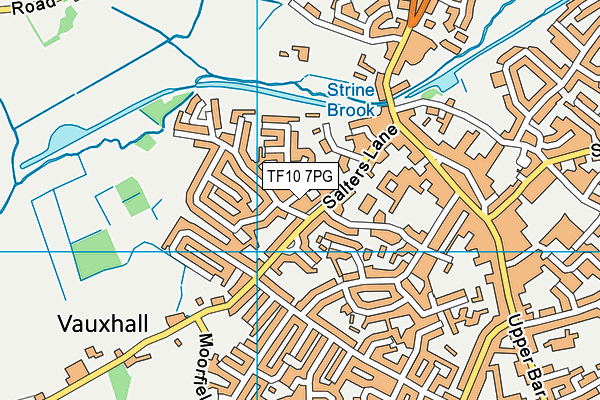 TF10 7PG map - OS VectorMap District (Ordnance Survey) TF10 7PG map - OS VectorMap District (Ordnance Survey)