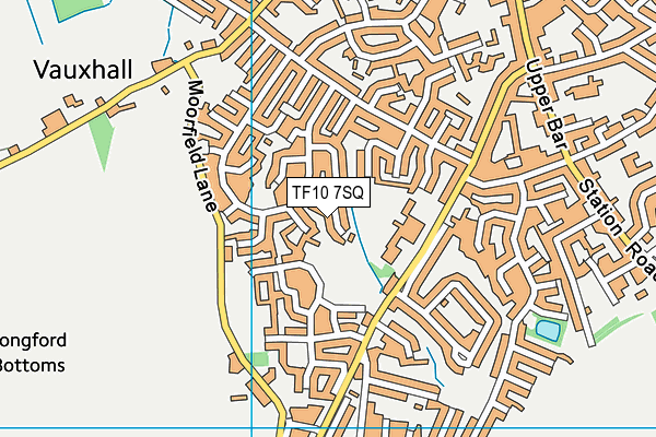 TF10 7SQ map - OS VectorMap District (Ordnance Survey) TF10 7SQ map - OS VectorMap District (Ordnance Survey)