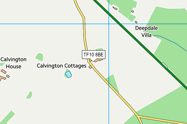 TF10 8BE map - OS VectorMap District (Ordnance Survey) TF10 8BE map - OS VectorMap District (Ordnance Survey)
