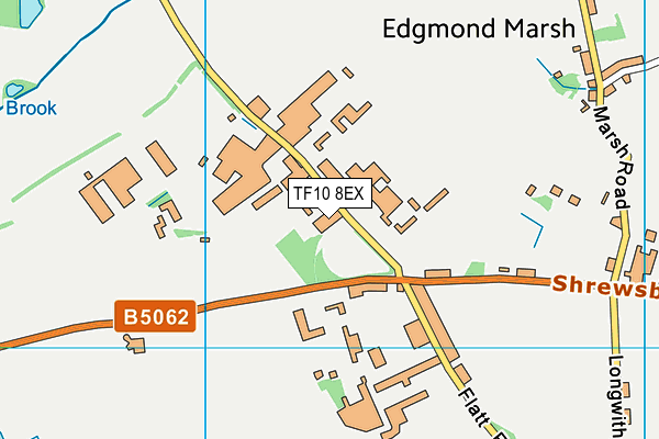 TF10 8EX map - OS VectorMap District (Ordnance Survey) TF10 8EX map - OS VectorMap District (Ordnance Survey)