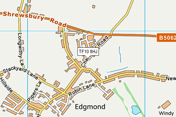 TF10 8HJ map - OS VectorMap District (Ordnance Survey) TF10 8HJ map - OS VectorMap District (Ordnance Survey)