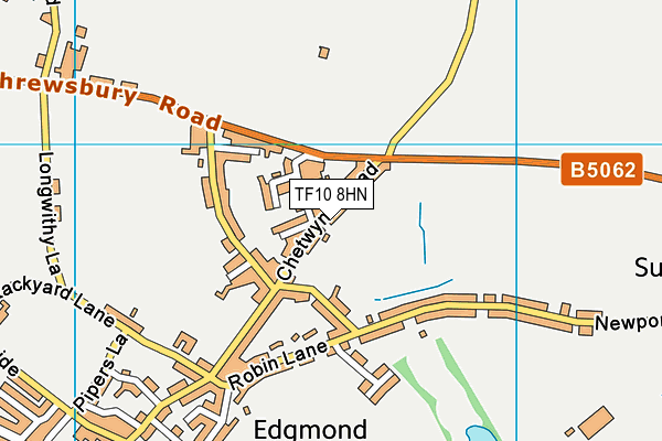 TF10 8HN map - OS VectorMap District (Ordnance Survey) TF10 8HN map - OS VectorMap District (Ordnance Survey)