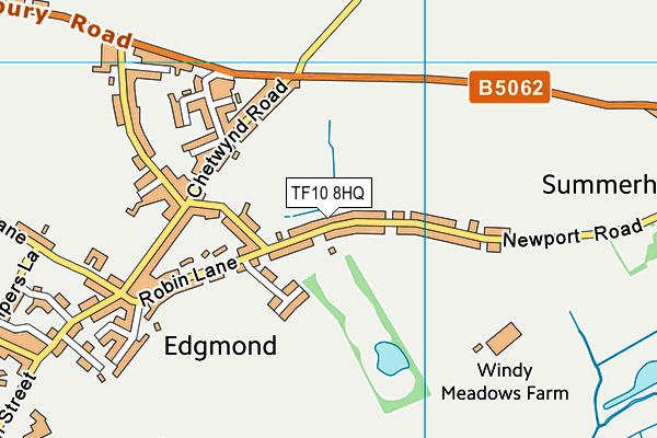 TF10 8HQ map - OS VectorMap District (Ordnance Survey) TF10 8HQ map - OS VectorMap District (Ordnance Survey)