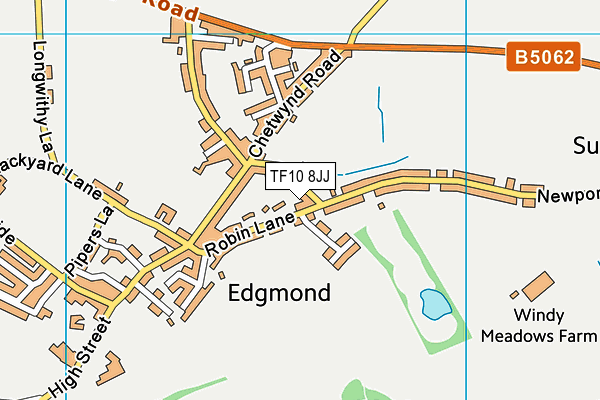 TF10 8JJ map - OS VectorMap District (Ordnance Survey) TF10 8JJ map - OS VectorMap District (Ordnance Survey)