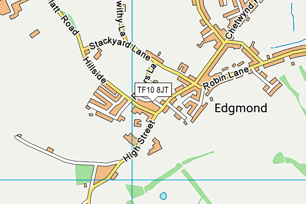 TF10 8JT map - OS VectorMap District (Ordnance Survey) TF10 8JT map - OS VectorMap District (Ordnance Survey)