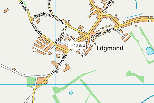 TF10 8JU map - OS VectorMap District (Ordnance Survey) TF10 8JU map - OS VectorMap District (Ordnance Survey)