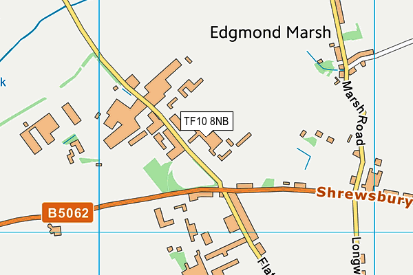 TF10 8NB map - OS VectorMap District (Ordnance Survey) TF10 8NB map - OS VectorMap District (Ordnance Survey)