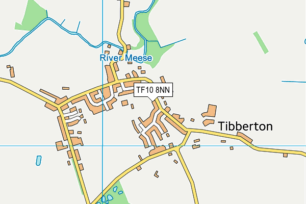 TF10 8NN map - OS VectorMap District (Ordnance Survey) TF10 8NN map - OS VectorMap District (Ordnance Survey)