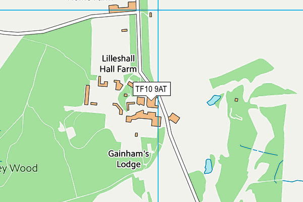 TF10 9AT map - OS VectorMap District (Ordnance Survey) TF10 9AT map - OS VectorMap District (Ordnance Survey)