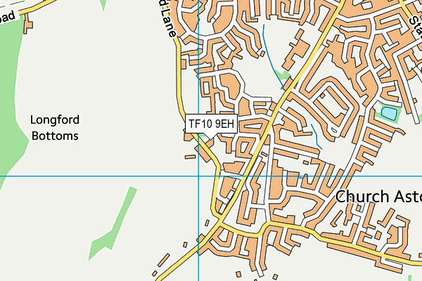 TF10 9EH map - OS VectorMap District (Ordnance Survey) TF10 9EH map - OS VectorMap District (Ordnance Survey)