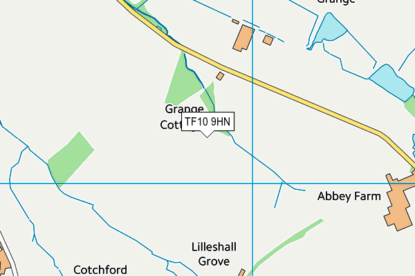 TF10 9HN map - OS VectorMap District (Ordnance Survey) TF10 9HN map - OS VectorMap District (Ordnance Survey)