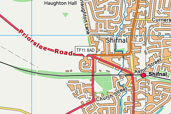 TF11 8AD map - OS VectorMap District (Ordnance Survey) TF11 8AD map - OS VectorMap District (Ordnance Survey)