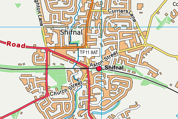TF11 8AT map - OS VectorMap District (Ordnance Survey) TF11 8AT map - OS VectorMap District (Ordnance Survey)