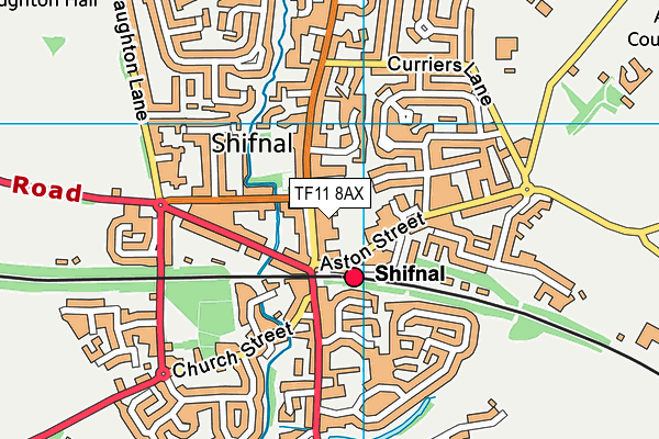 TF11 8AX map - OS VectorMap District (Ordnance Survey) TF11 8AX map - OS VectorMap District (Ordnance Survey)