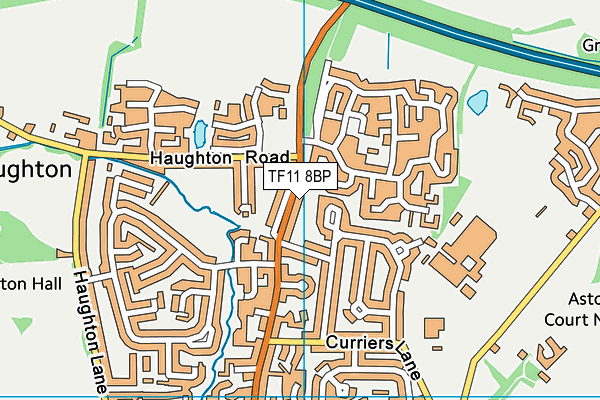 TF11 8BP map - OS VectorMap District (Ordnance Survey) TF11 8BP map - OS VectorMap District (Ordnance Survey)